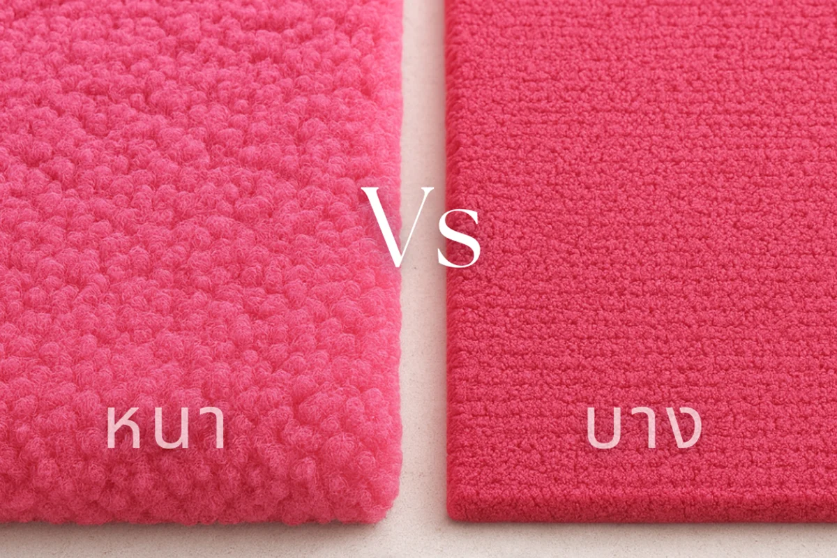 พรมอัดเรียบหนา vs บาง เลือกแบบไหนดี?