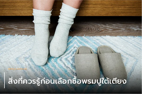 สิ่งที่ควรรู้ก่อนเลือกซื้อพรมปูใต้เตียง